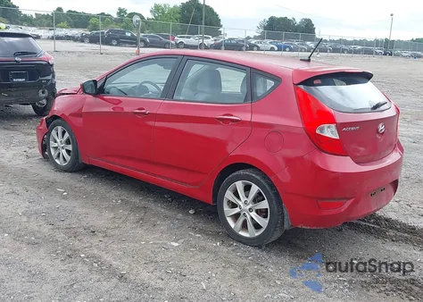 2012 Hyundai Accent Se из США, поврежденный, VIN KMHCU5AE6CU011537